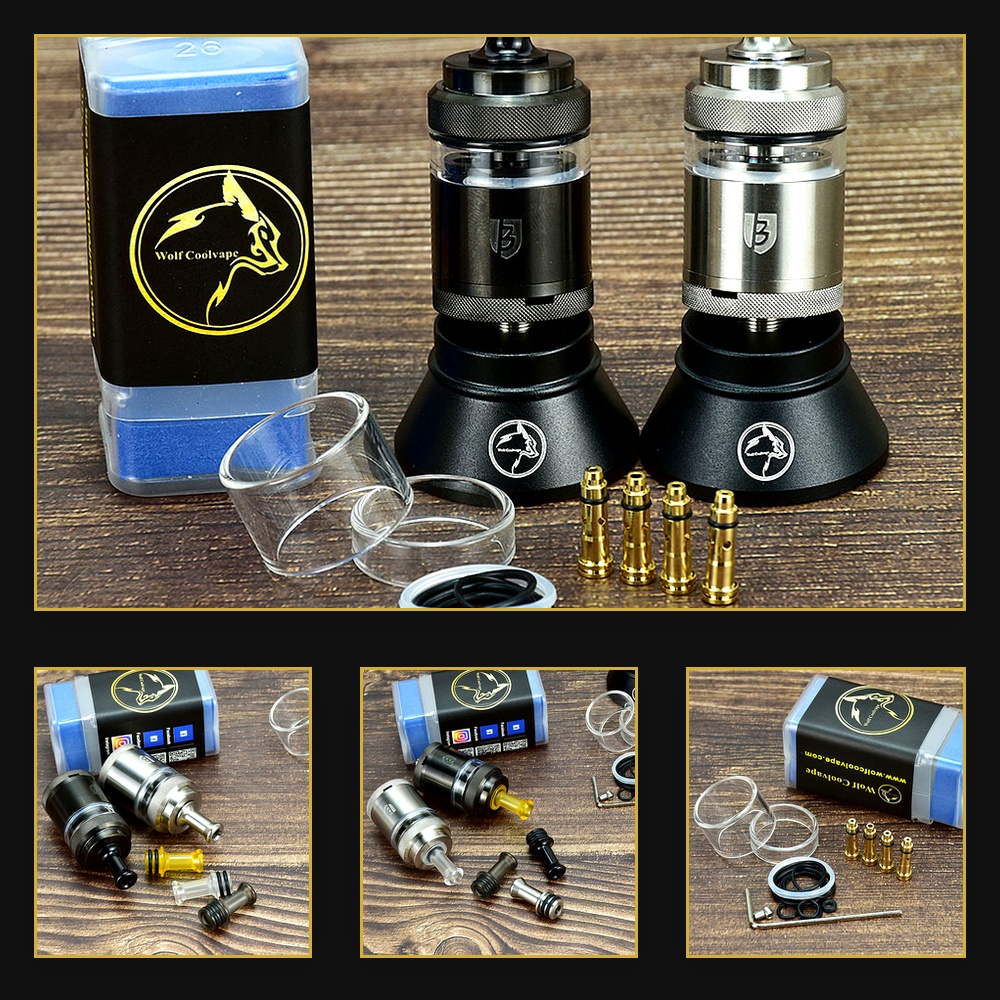 베르세르커 미니 V3 MTL 탱크 - 향상된 베이핑 경 - Vaping Air 리뷰 및 가격